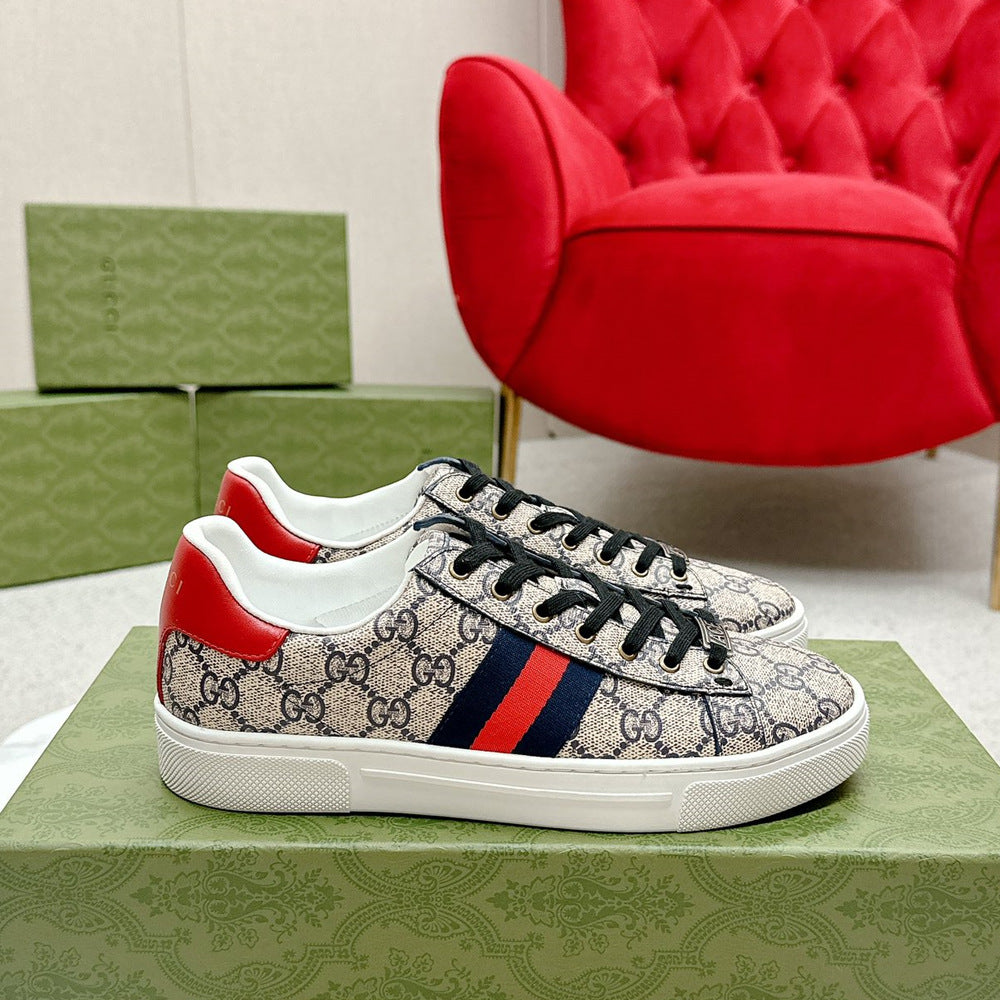Luxe Pace Sneaker With Bee Embroidery