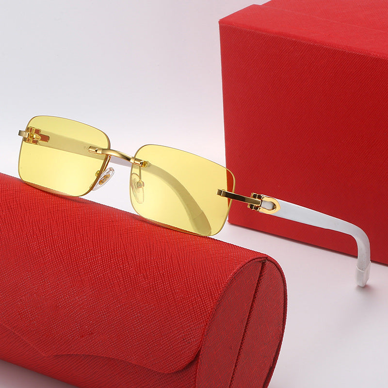 Luxe Frameless Sunglasses Ultra Slim Silhouette For Modern Confident Style Everyday Luxury