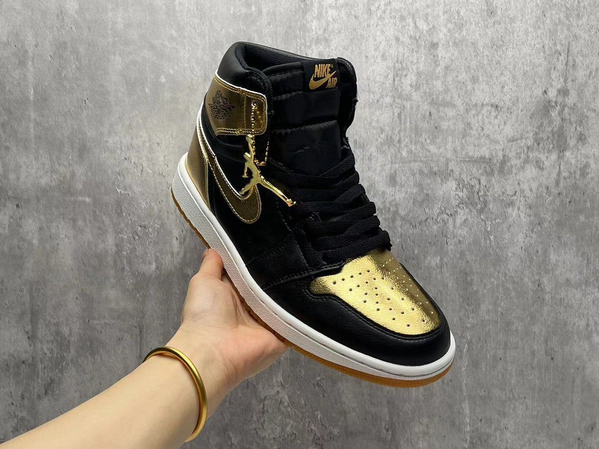 High Top Lace-Up Sneakers with Perforated Toe