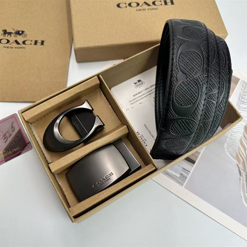 Premium Men's Interchangeable Belt Gift Set