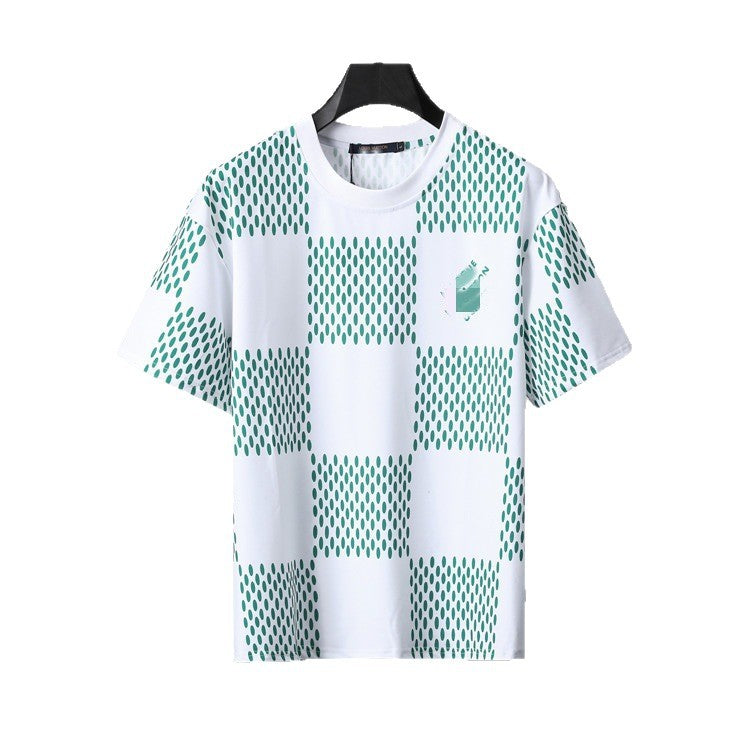 Urban Checkerboard Luxe Tee For Everyday Impact