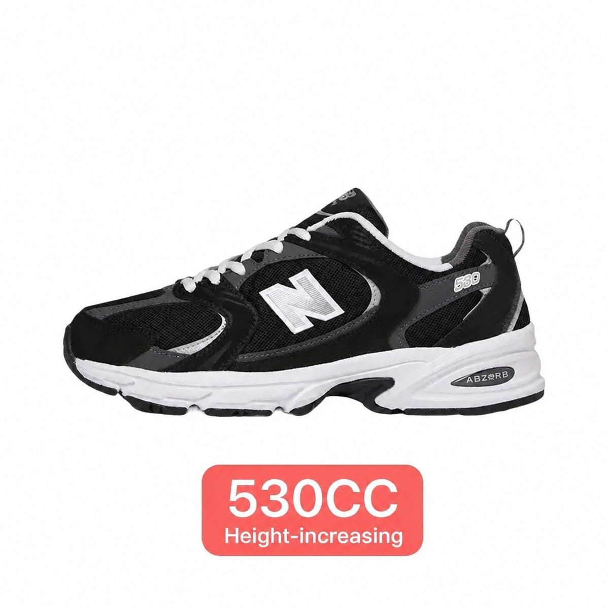 Men's Mesh Lace-Up Running Shoes with Chunky Sole