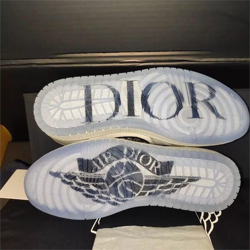 AJ1 Elite Patterned Street Shoes Low