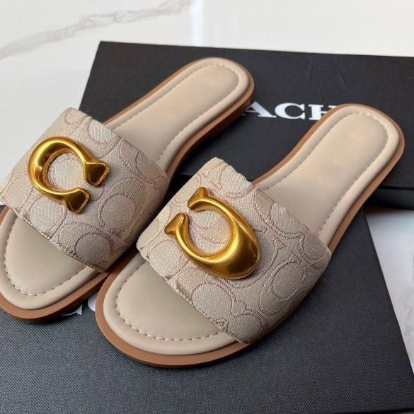 Thick Sole Sandals With Statement Buckle