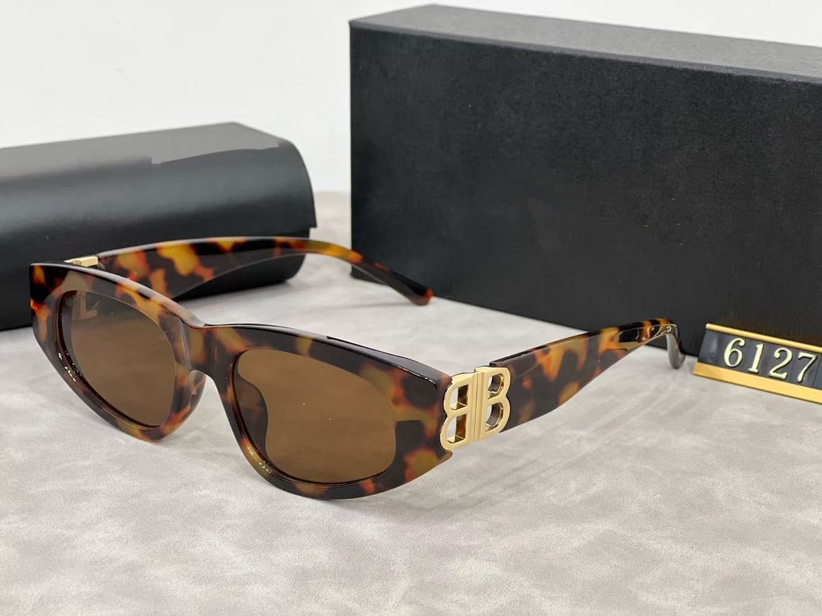 Large Cat Eye Sunglasses with UV Protection