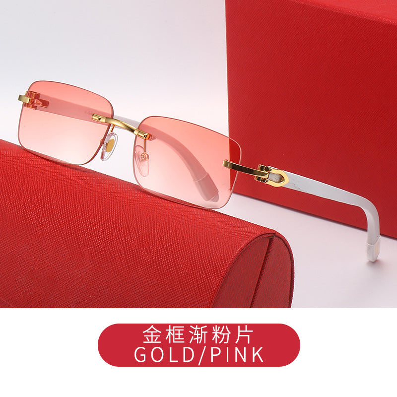 Luxe Frameless Sunglasses Ultra Slim Silhouette For Modern Confident Style Everyday Luxury