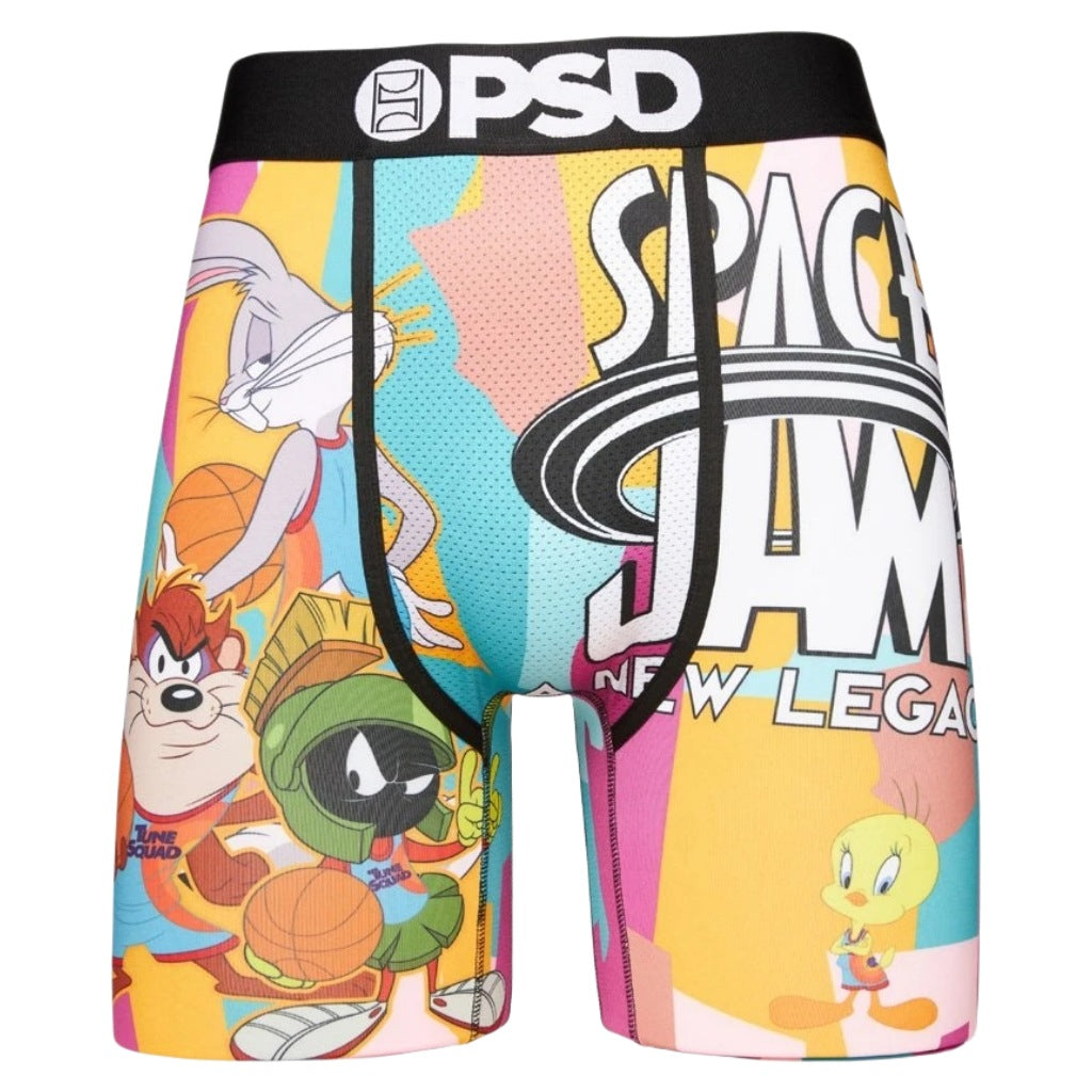 PSD American Men's  Cartoon Print Sports Quick Dry Running Fitness Boxer Shorts Swim Trunks Boys Trend