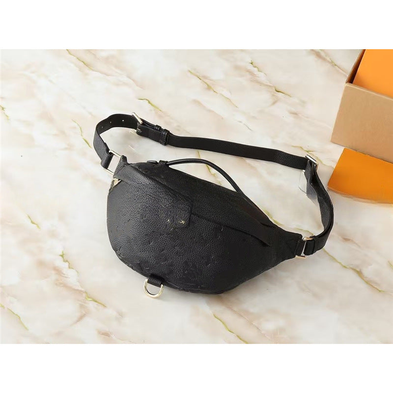Patterned Waist Bag with Adjustable Strap and Top Handle