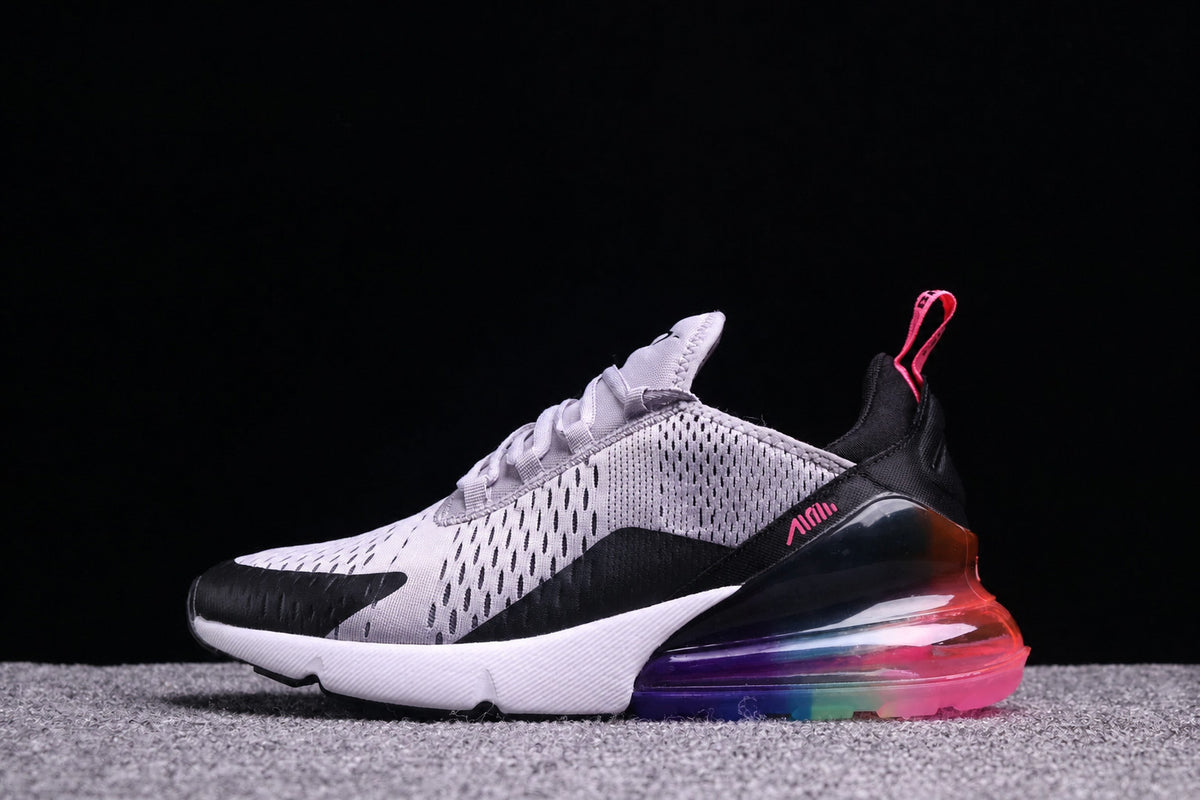 Women's Mesh Lace-Up Sneakers with Visible Air Cushion Heel