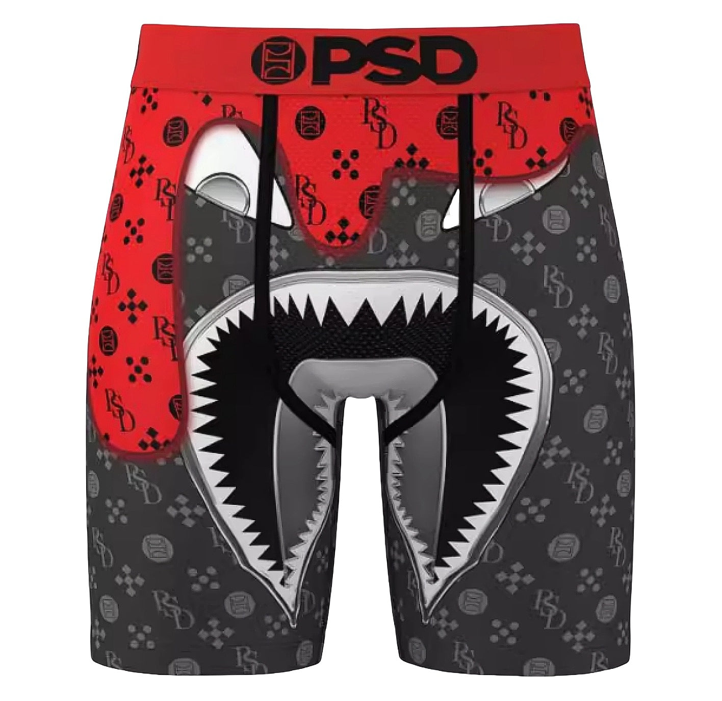 PSD American Men's  Cartoon Print Sports Quick Dry Running Fitness Boxer Shorts Swim Trunks Boys Trend