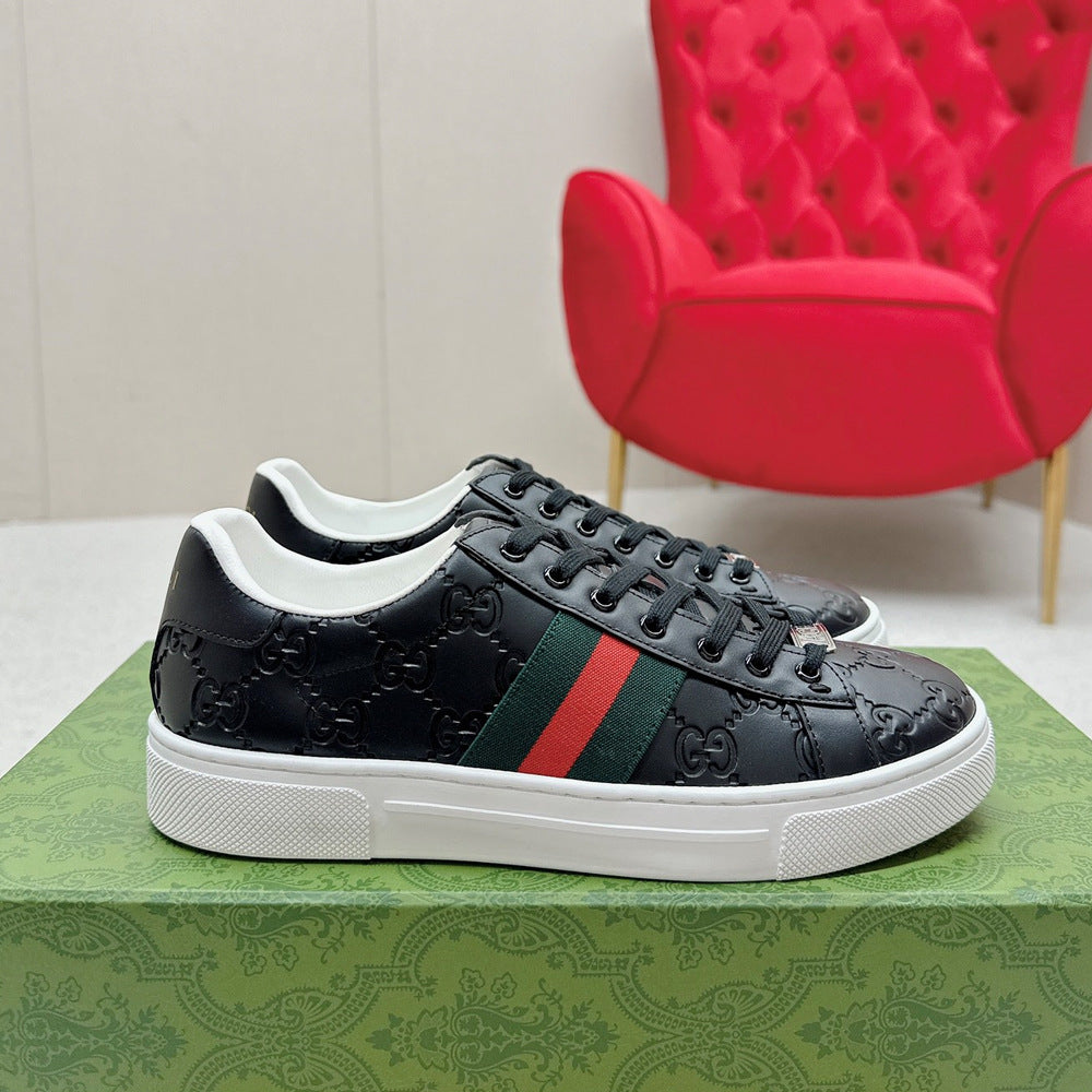 Luxe Pace Sneaker With Bee Embroidery