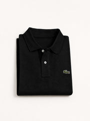 Men's Short Sleeve Polo Shirt with Button Placket