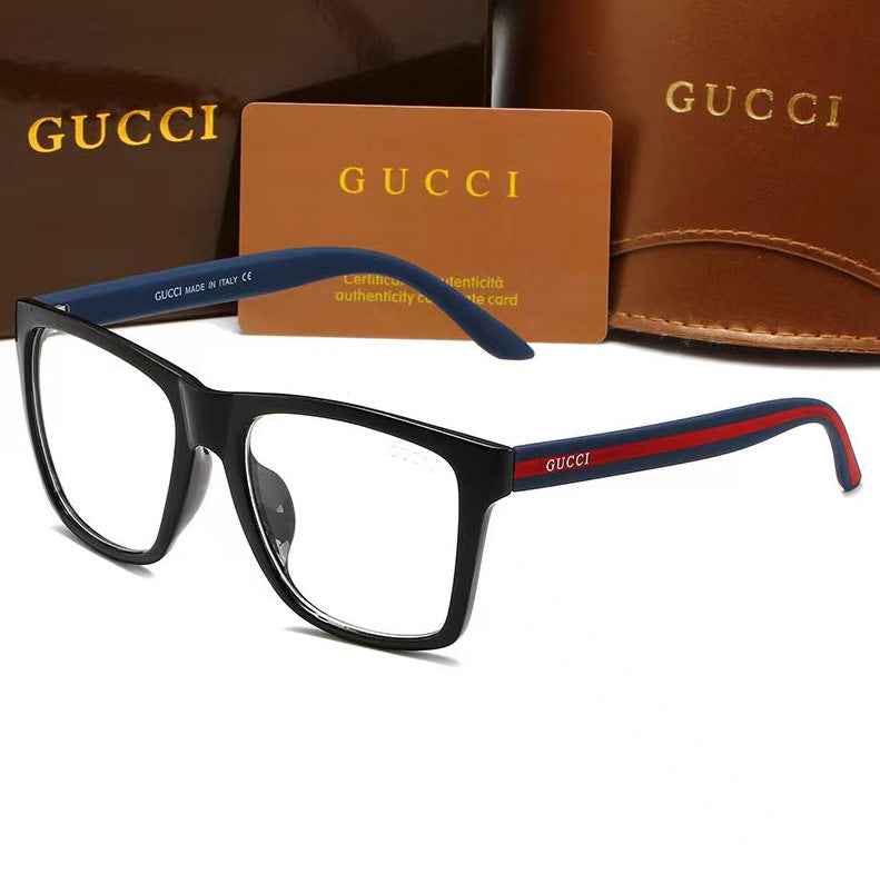 Square Full Rim Sunglasses with Protective Case
