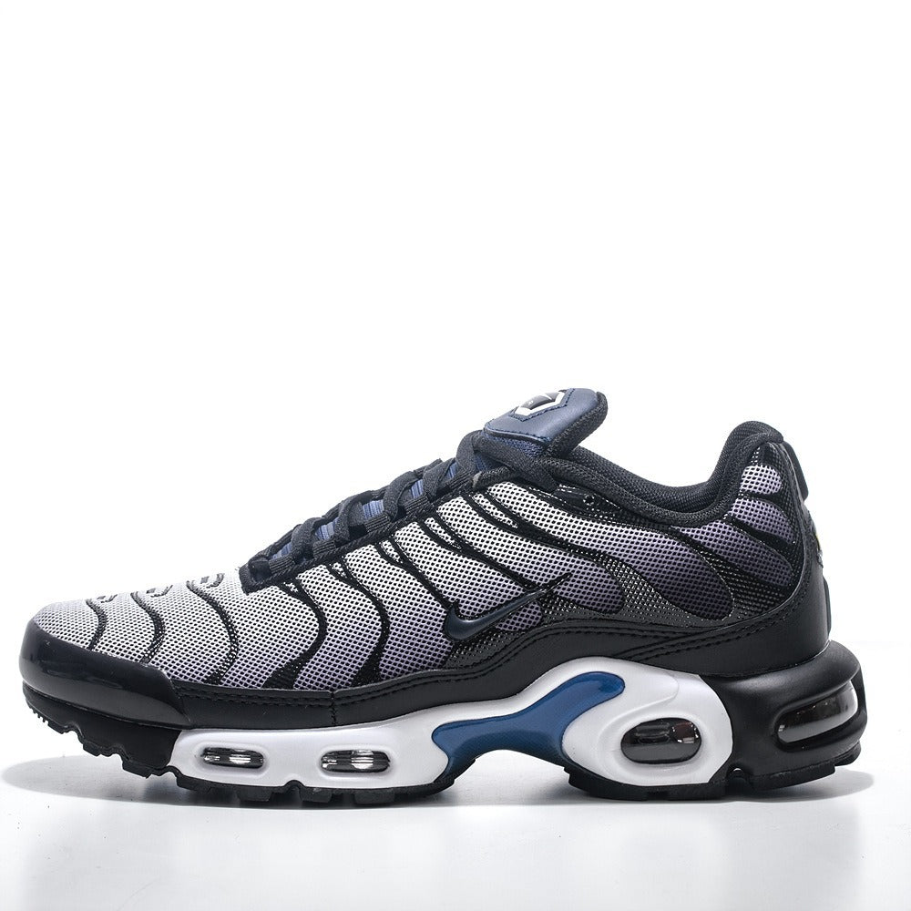Men's Mesh Lace-Up Running Shoes with Visible Air Cushion Sole