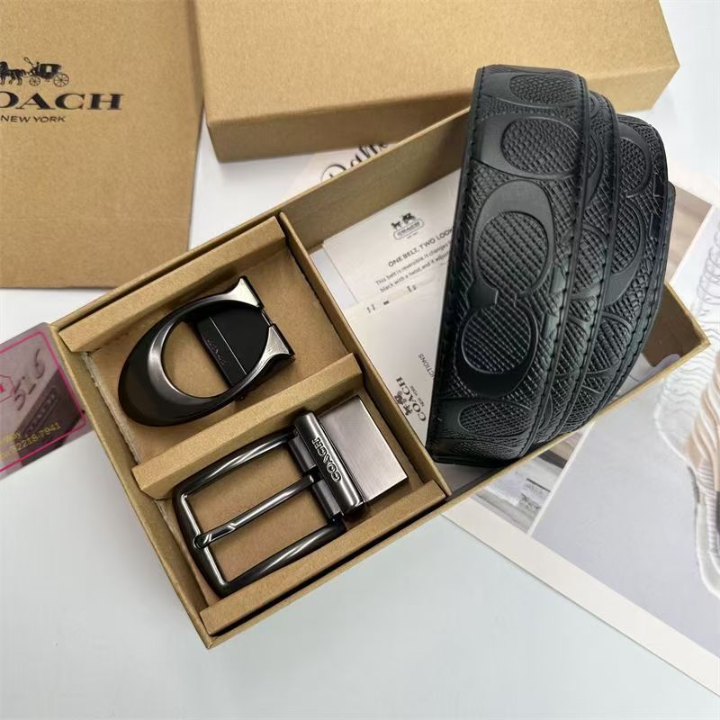 Premium Men's Interchangeable Belt Gift Set
