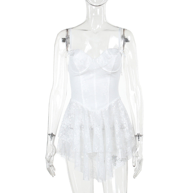 Luxe Line Spaghetti Strap Dress