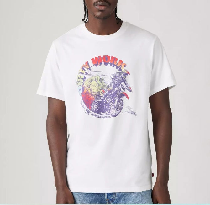 Crew Neck Short Sleeve Graphic T-Shirt