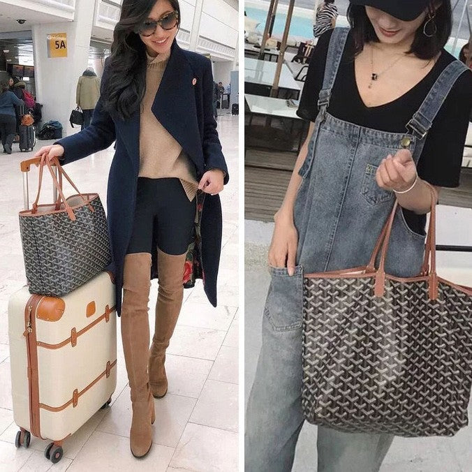 Elite Y Pattern Large Commuter Tote Bag For Women