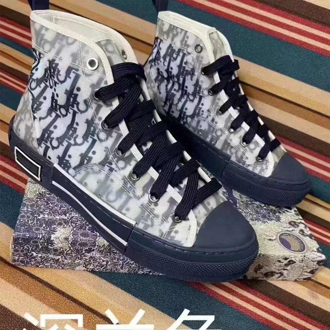 Unisex 2025 spring summer new mesh letter high top casual and versatile little white shoes women's canvas sneakers