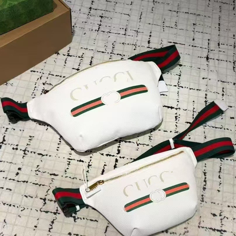 Cross-border sports belt bag autumn new large capacity solid color fashion simple cycling shoulder bag waist bag