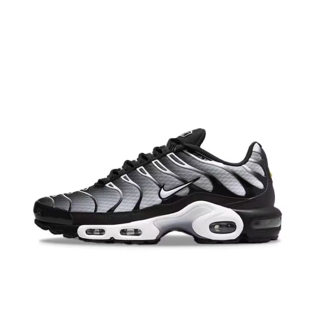 Men's Mesh Lace-Up Running Shoes with Visible Air Cushion Sole