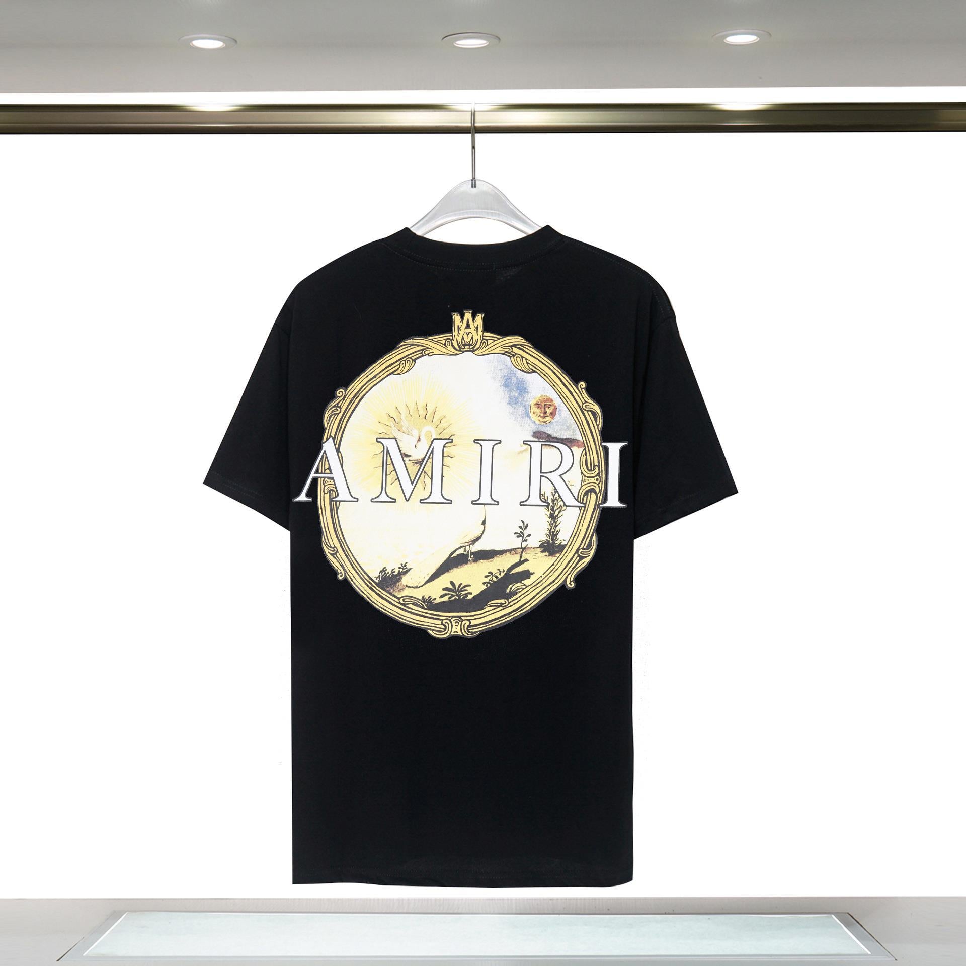 Monogram Logo Front Back Crewneck Tee