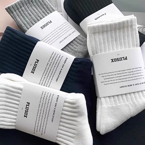 NK Box Hook Socks Sporty Versatile Medium Socks Running Breathable Sweat Absorbent Socks Fashionable Wearable Short Socks