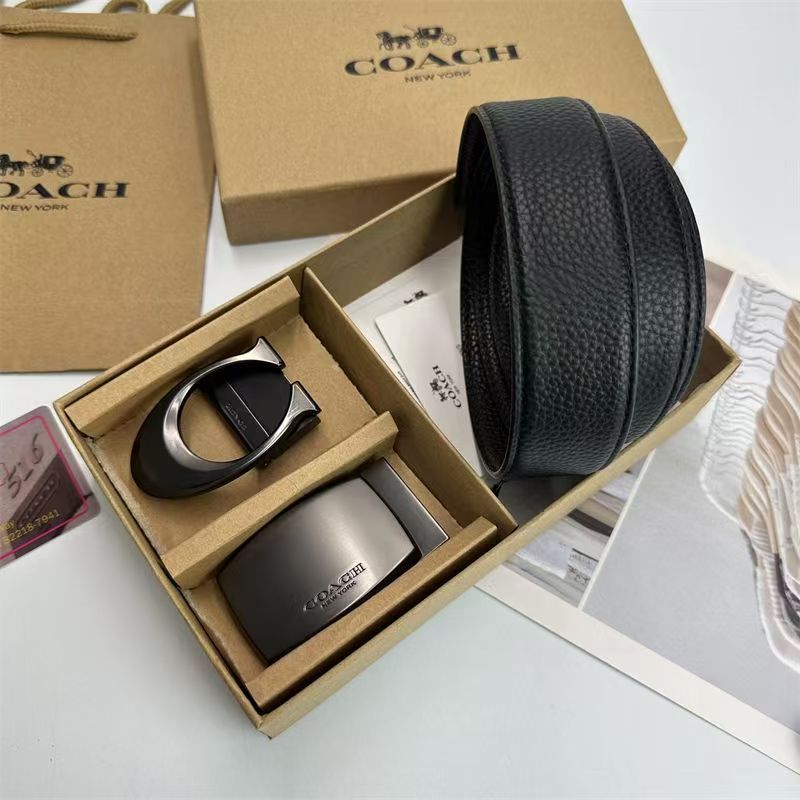 Premium Men's Interchangeable Belt Gift Set