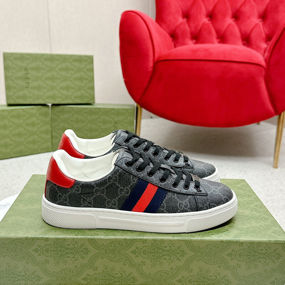 Luxe Pace Sneaker With Bee Embroidery