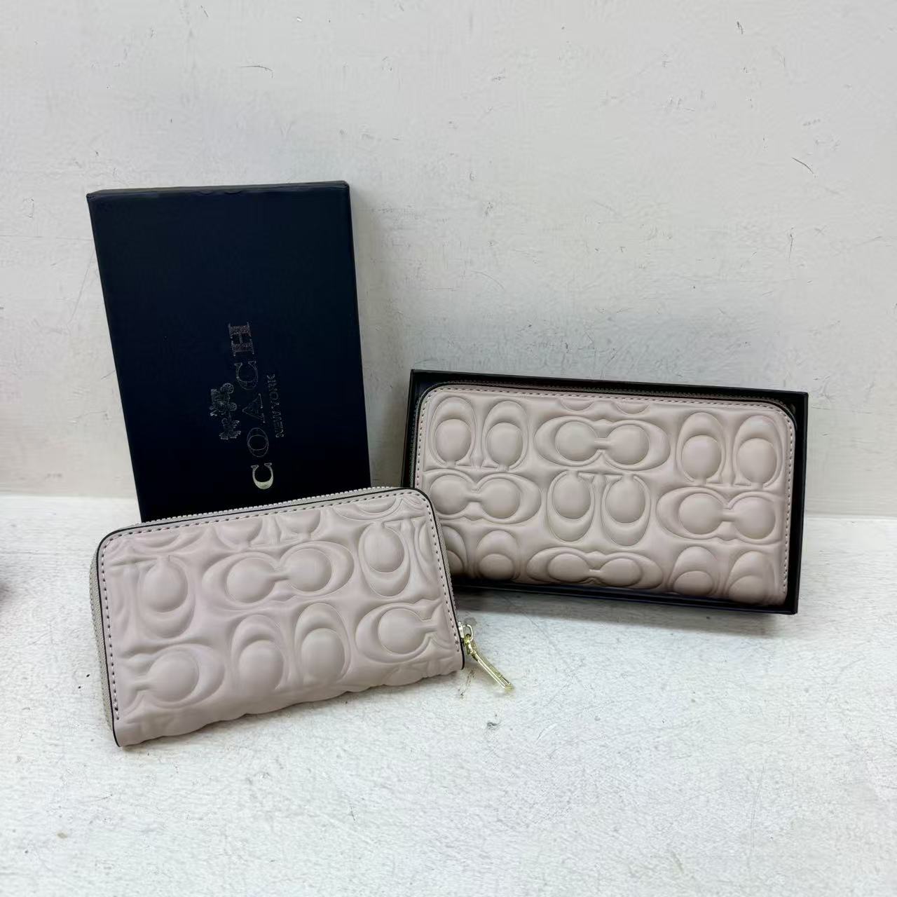 Luxe Circle Quilted Wallet Clutch Long Zippered Coin Purse For Women Fashionable Evening Bag