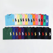 Embroidered Crest Polo Shirt With Short Sleeves