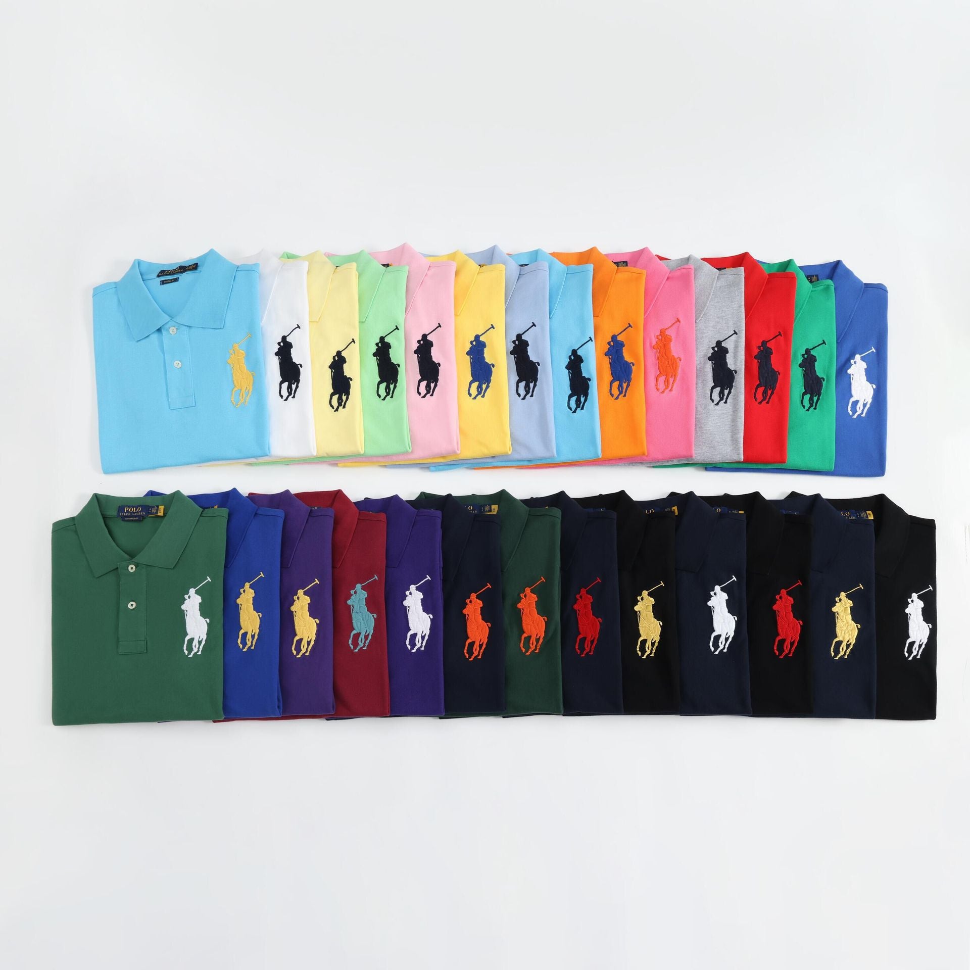 Embroidered Crest Polo Shirt With Short Sleeves