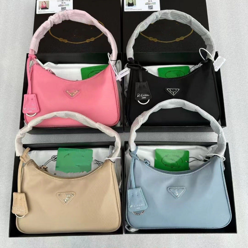 Baguette bag waterproof nylon cloth handbag bag for women