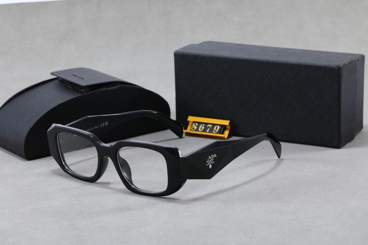 Angular Polygonal Full Rim Sunglasses with UV Protection