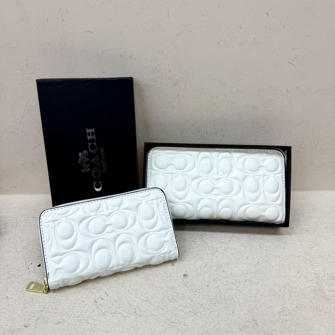 Luxe Circle Quilted Wallet Clutch Long Zippered Coin Purse For Women Fashionable Evening Bag