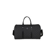 Patterned Duffel Bag with Top Handles, Zip Closure and Adjustable Shoulder Strap