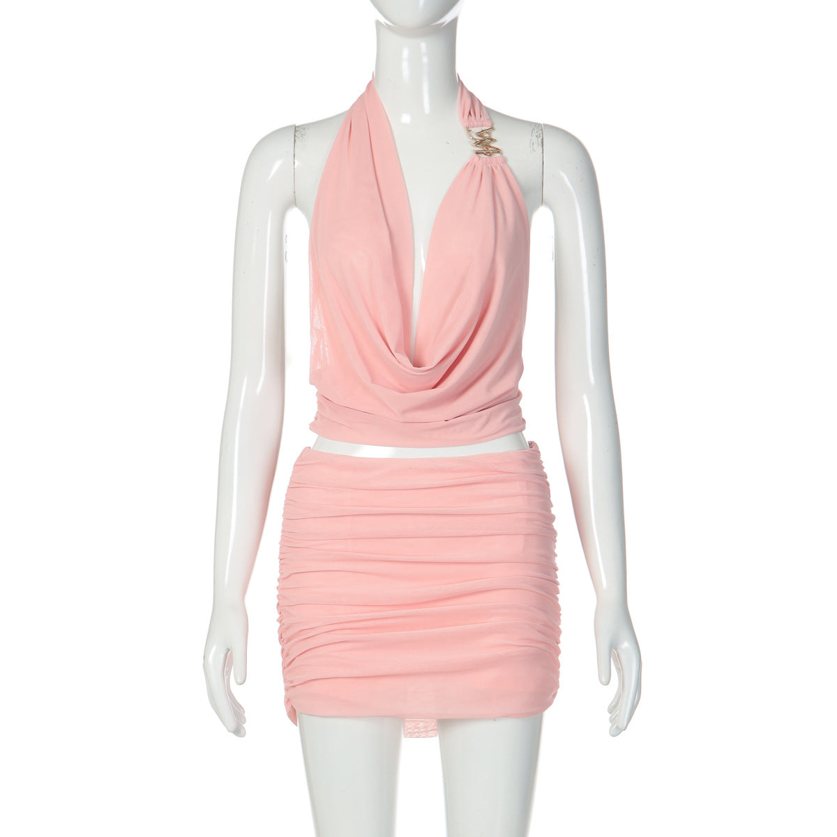 Cross Border Street Style Cutout Set Premium Edition for Modern Nightlife Couture