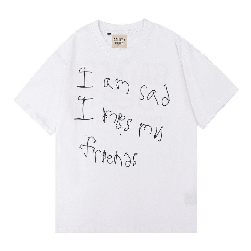 Front Lettering Everyday Tee With Bold Streetwear Inspired Print For Confident Daily Wear That Elevates Any Outfit