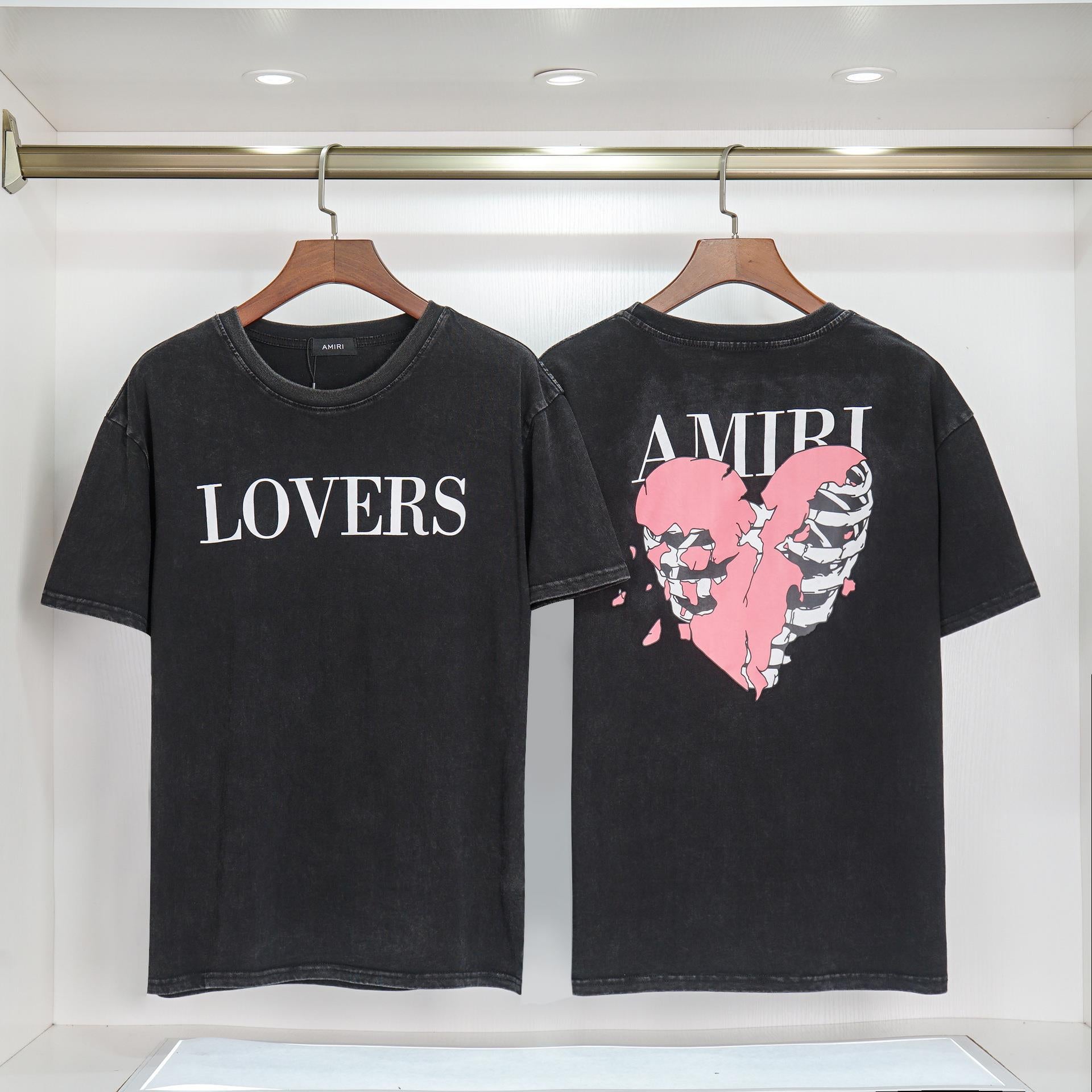 Monogram Logo Front Back Crewneck Tee