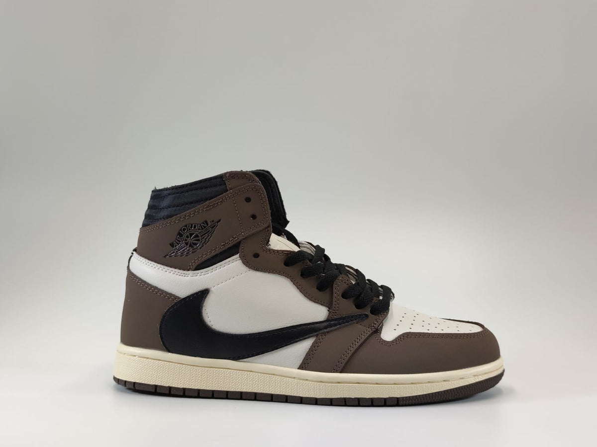 High Top Lace-Up Sneakers with Perforated Toe