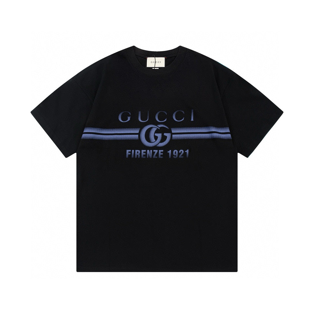 Embroidered Chest Crest Tee For Modern Streetwear