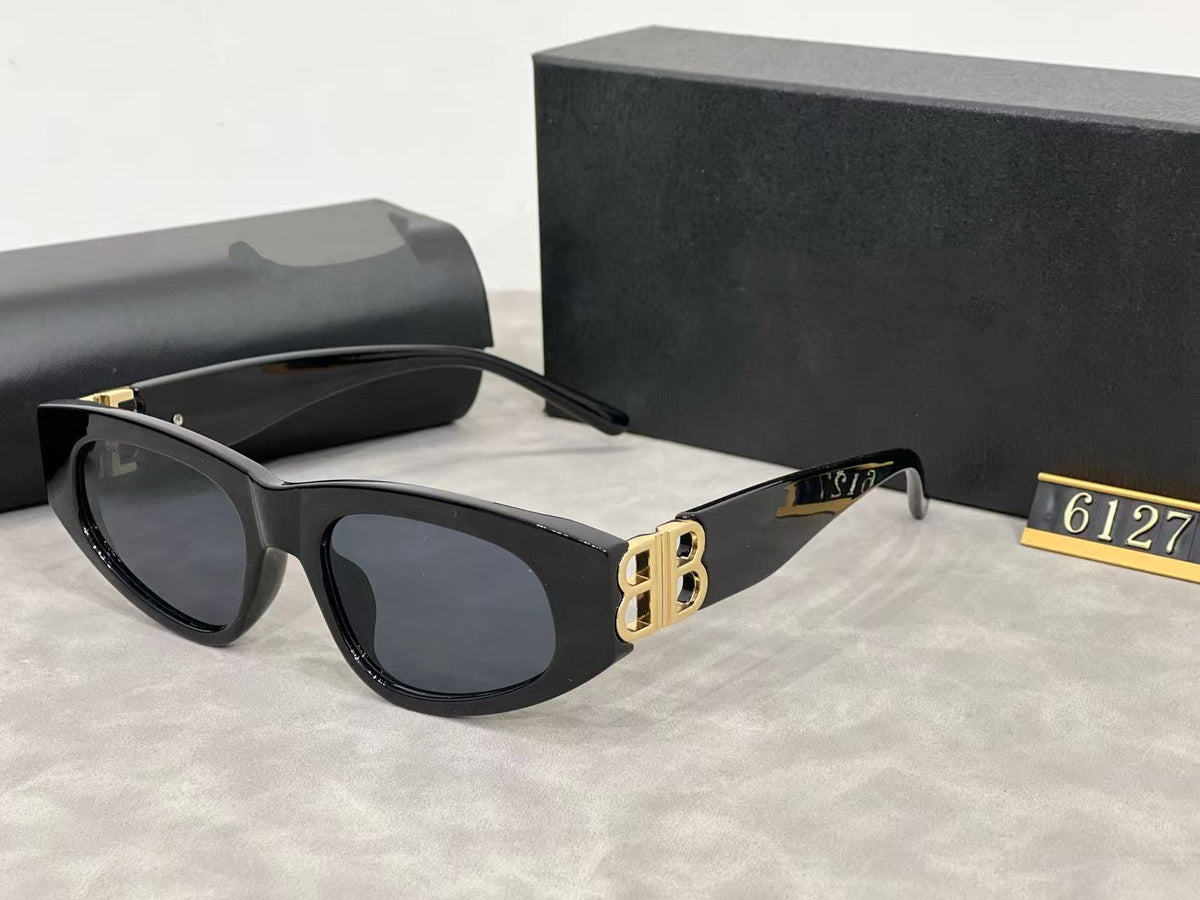 Large Cat Eye Sunglasses with UV Protection