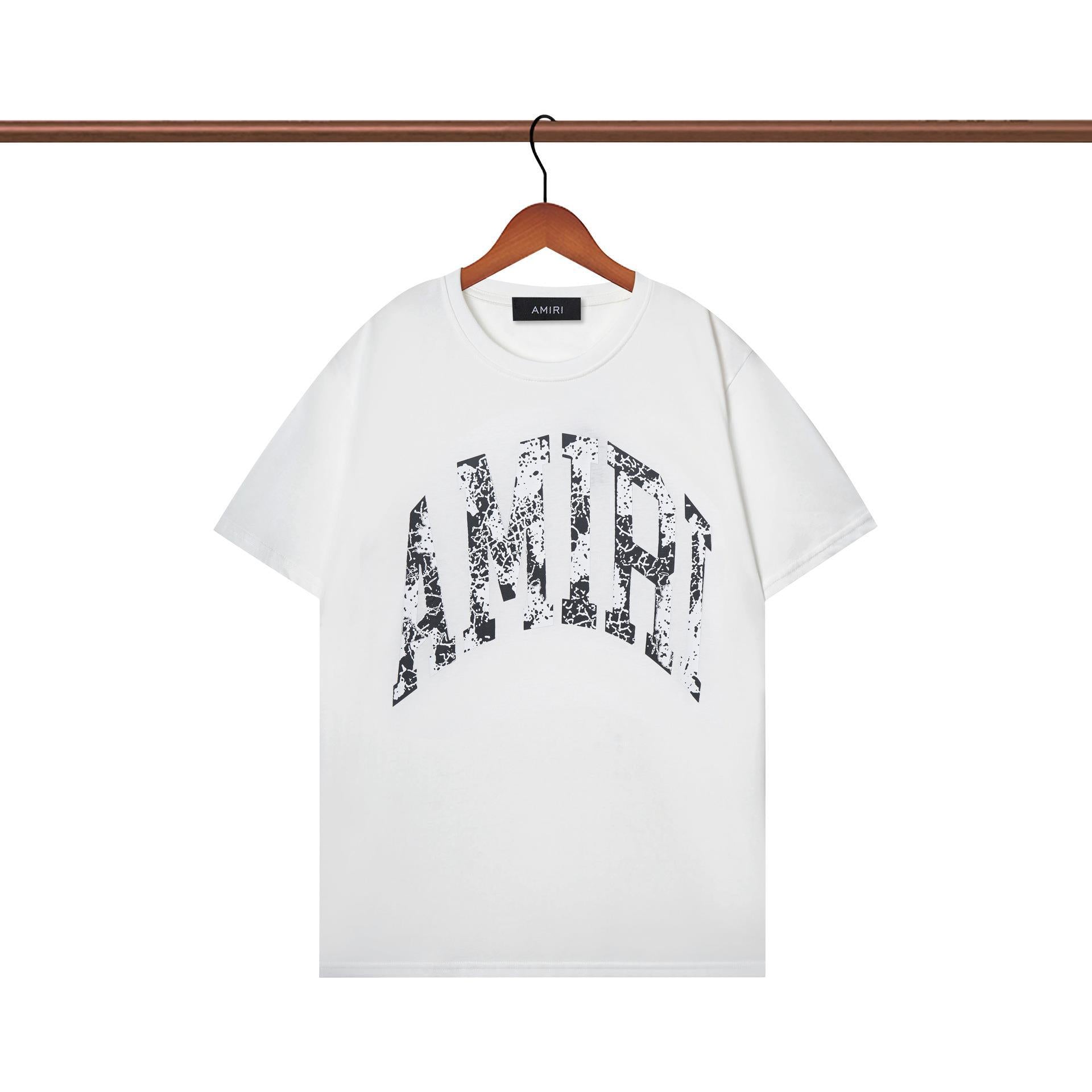 Monogram Logo Front Back Crewneck Tee