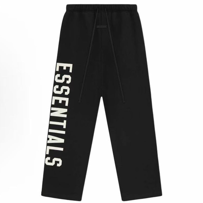 2024 FOG sub-line ESSENTIALS Unisex Straight-leg Sweatpants American Trend Retro Bigfoot Pants