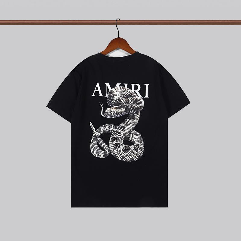 Monogram Logo Front Back Crewneck Tee