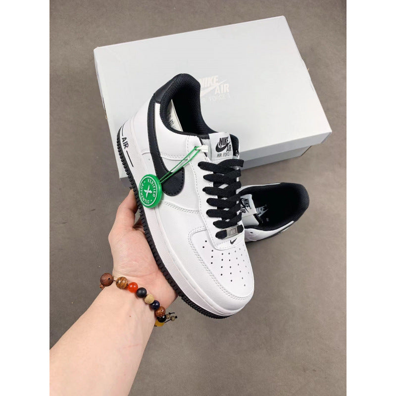 Putian High Quality AF1 Air Force One Valentine's Day White Hook Male and Female Couple Campus Versatile Heightened Athletic Board Shoes