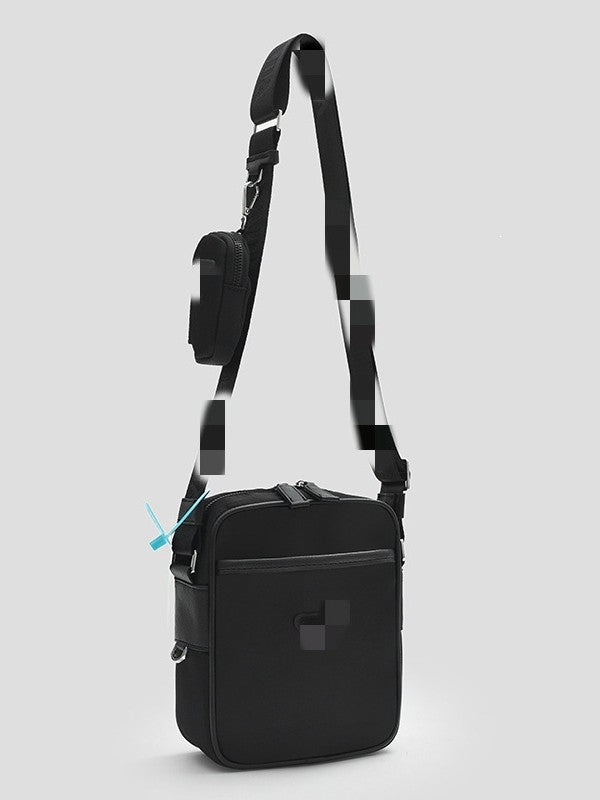 P Store Crossbody Single-Shoulder Nylon Parachute Messenger Bag Two-Piece Set Dropshipping Business Men's Crossbody Bag