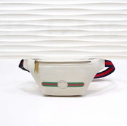 Cross-border PU sports waist bag 2023 autumn new large-capacity backpack casual and versatile, solid color, fashionable and simple