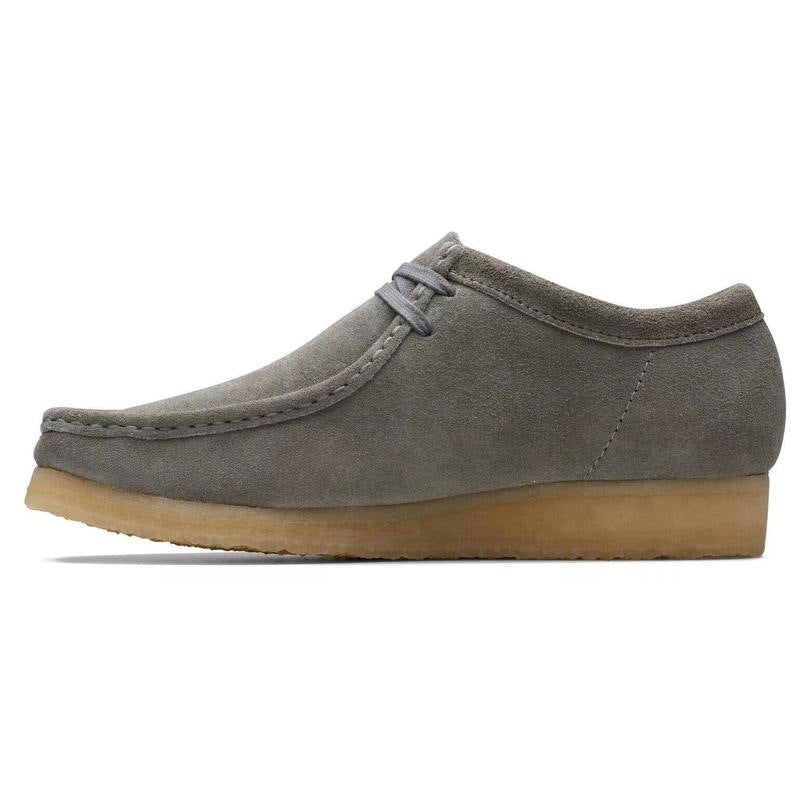 Suede Moc-Toe Slip-On Loafers with Decorative Lace Detail and Soft Sole