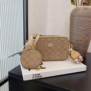 Premium Compact Crossbody Bag Set Featuring Mini Pouch For Everyday Chic And Effortless Style